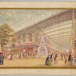 Painting of the the Interior of the Great Exhibition