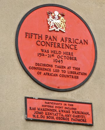 Photo of a 5th Pan African Congress plaque