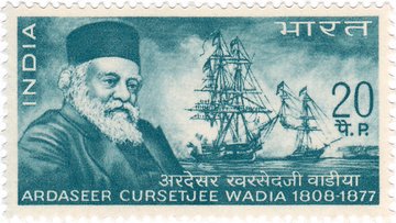 Photo of Ardaseer Cursetjee 1969 stamp of India