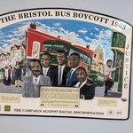 Plaque commemorating the Bristol Bus Boycott
