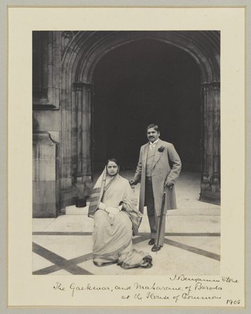 Portrait of Sir Sayaji Rao III, Maharaja of Baroda