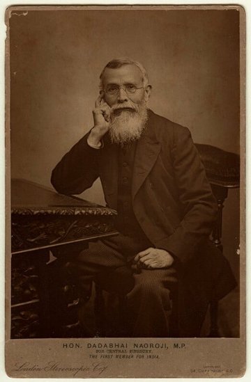 Portrait of Dadabhai Naoroji