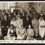Photo of group of people at Veeraswamys Restaurant 1928