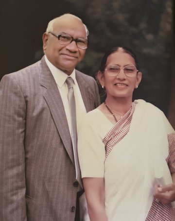 Image of V. P. Hansrani and wife