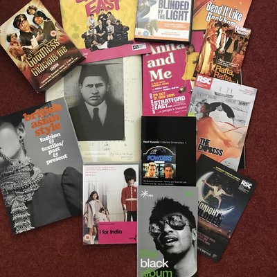 Colage of Theatre flyers and programmes