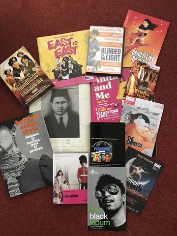 Colage of Theatre flyers and programmes