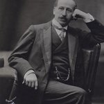 Signed portrait of Imre Kiralfy