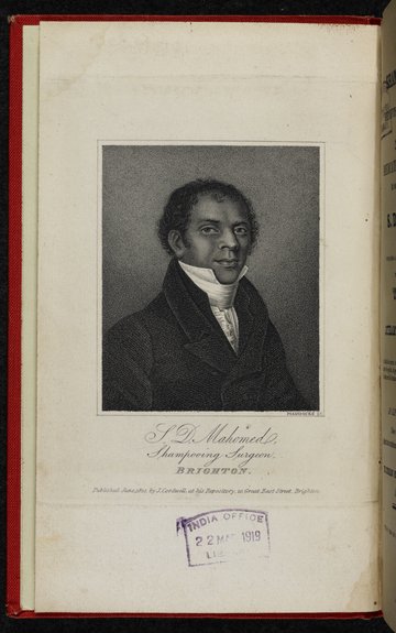 Frontispiece of Sake Dean Mahomed in Victorian Dress