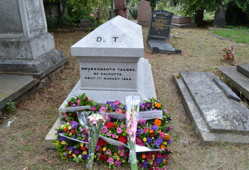 Photo of monument to Dwarkanath Tagore