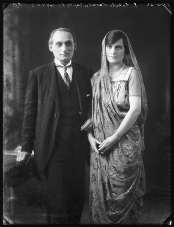 Portrait of Shapurji Saklatvala and Sarah Saklatvala
