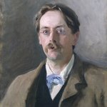 Painting of Sir Edmund William Gosse