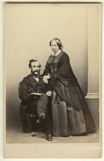 Portrait of Sir and Lady Monier Monier Williams