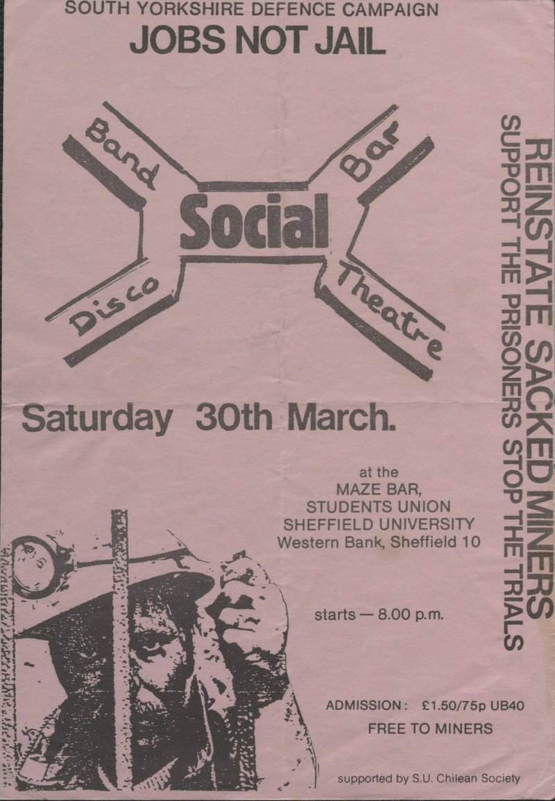 South Yorkshire Defence Campaign, 'Jobs Not Jail', p. 1