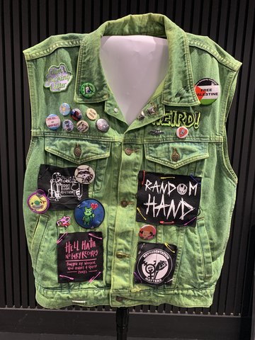 Tayyaba's punk vest or jacket