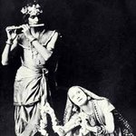 Photo of Uday Shankar and Ana Pavlova in 'Radha-Krishna' ballet