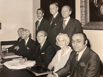 Group photo of the Ugandan Resettlement Board