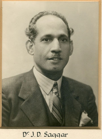 Portrait of Dr J. Saggar