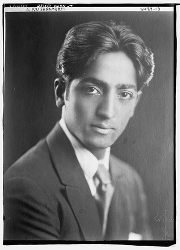Portrait of Jiddu Krishnamurti